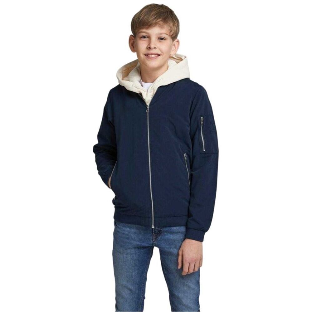 Jack And Jones Boys Rush Bomber Jacket / Navy Blazer